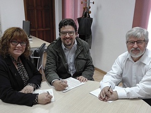 Es va signar el contracte amb l’empresa adjudicatària de les obres, que seran finançades per la Diputació de Barcelona 