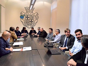 Reunió d'alcaldes a l'Ajuntament d'Esparreguera