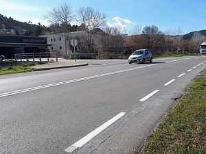 Zona d'actuació de les obres al municipi baixllobregatí