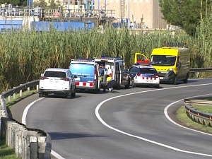 Els Mossos d'Esquadra van rebre l'avís de l'accident a les 11.52 hores d'ahir diumenge
