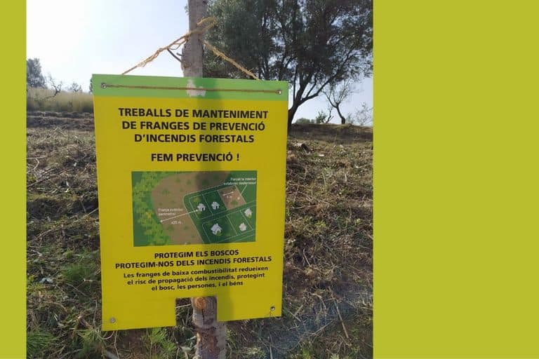 Sant Just iniciarà el 16 d’octubre el manteniment de la franja contra incendis